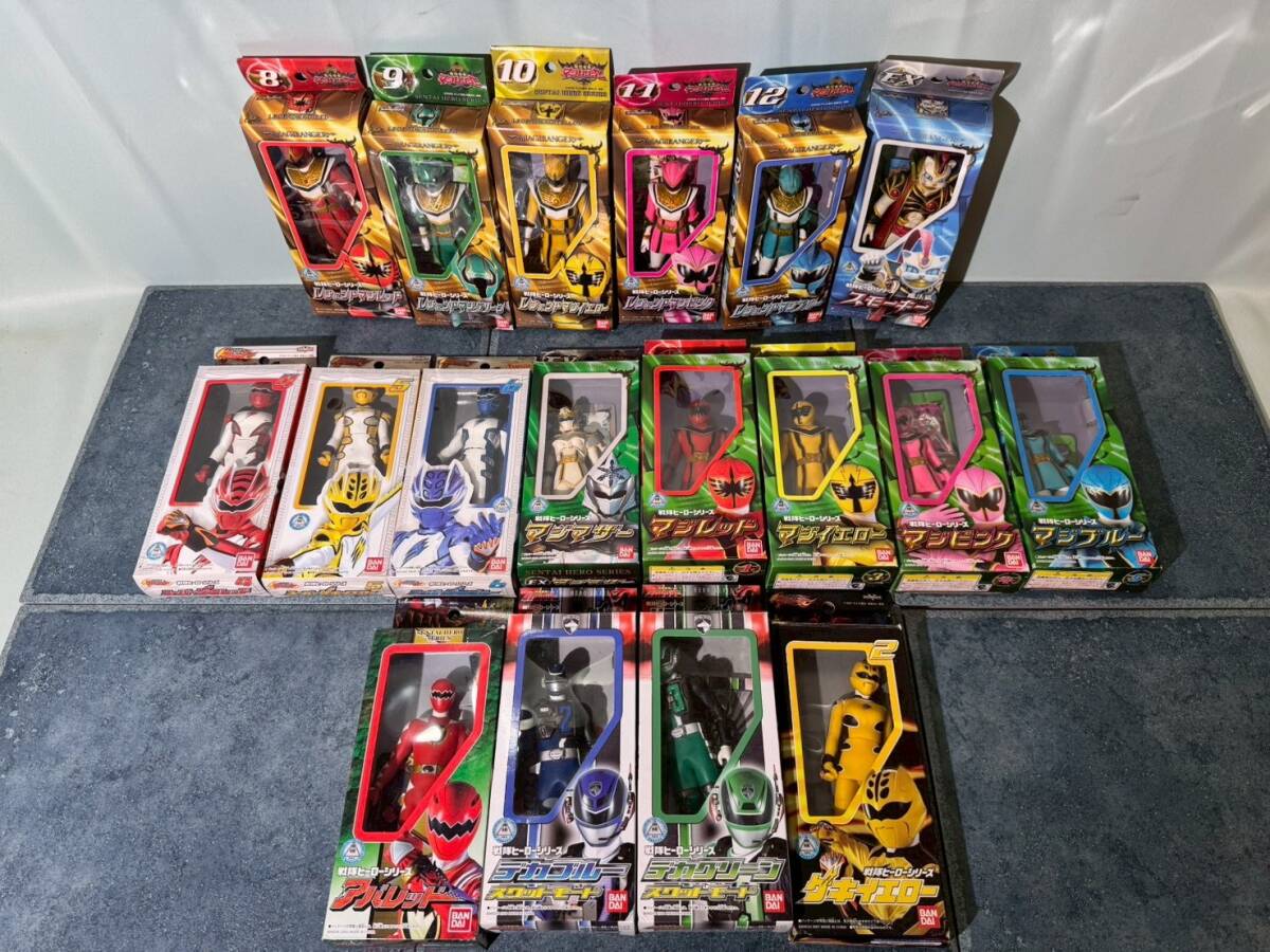 中古】【中古】ソフビ人形：魔法戦隊マジレンジャー 14体SET 