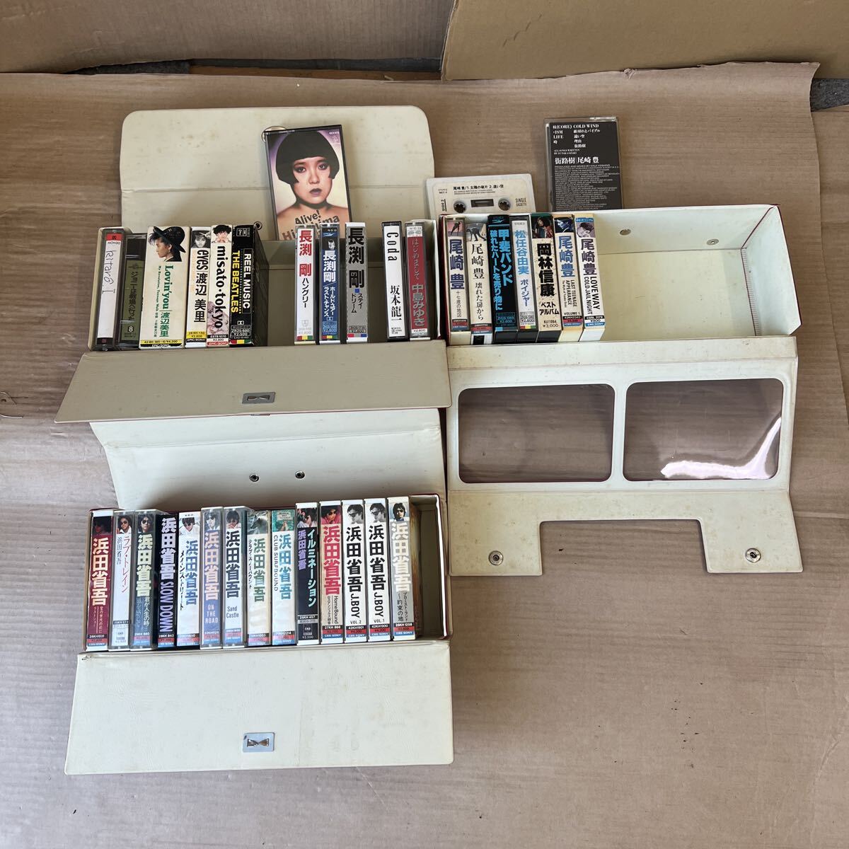 昭和レトロ カセットテープ 収納ケース セブンスター/CABIN/JPS