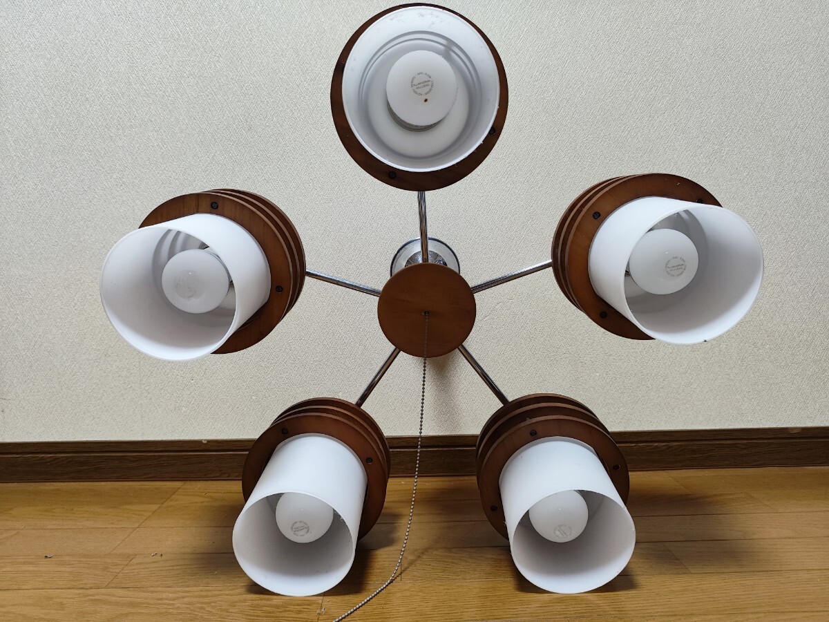 中古】DAIKO 大光電機 シャンデリア 3灯→2灯→5灯 照明 ライト 天井 
