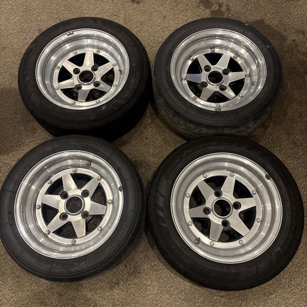 中古】SSR ロンシャン XR-4 14インチ 7.5J -7 PCD114.3 4H 165/60R14