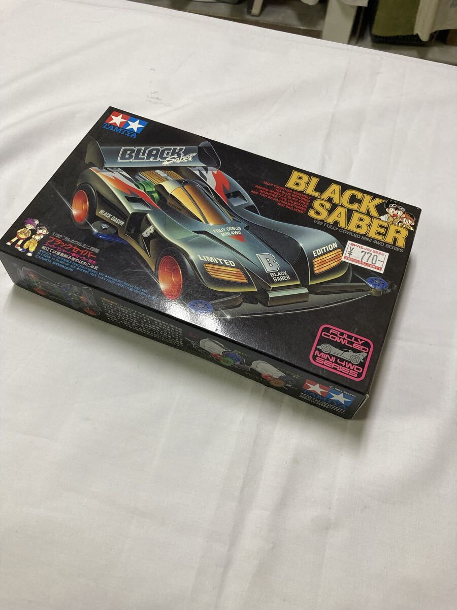 新品】当時物 1994タミヤ フルカウルミニ四駆 ブラックセイバー