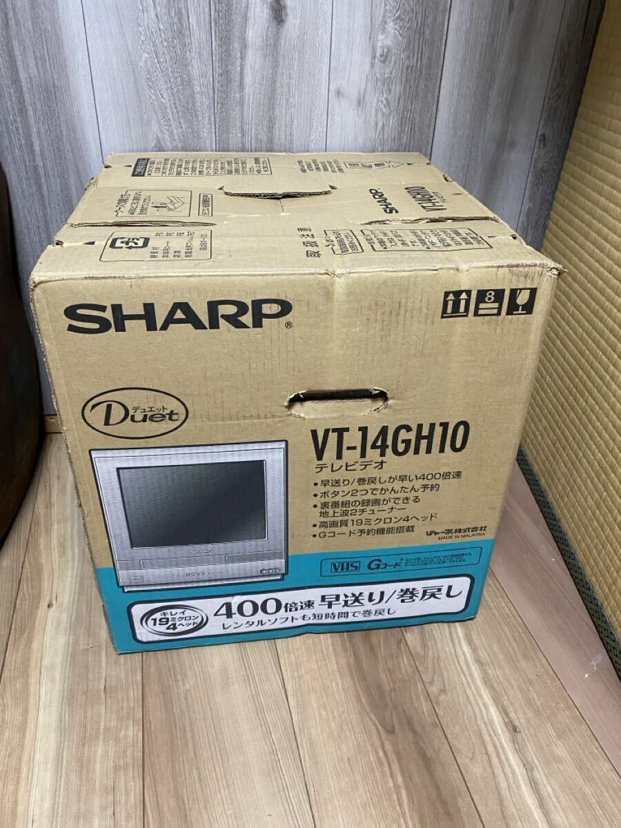 ジャンク品】注目：SHARP☆シャープ 14型テレビデオ VT-14M10☆94年製