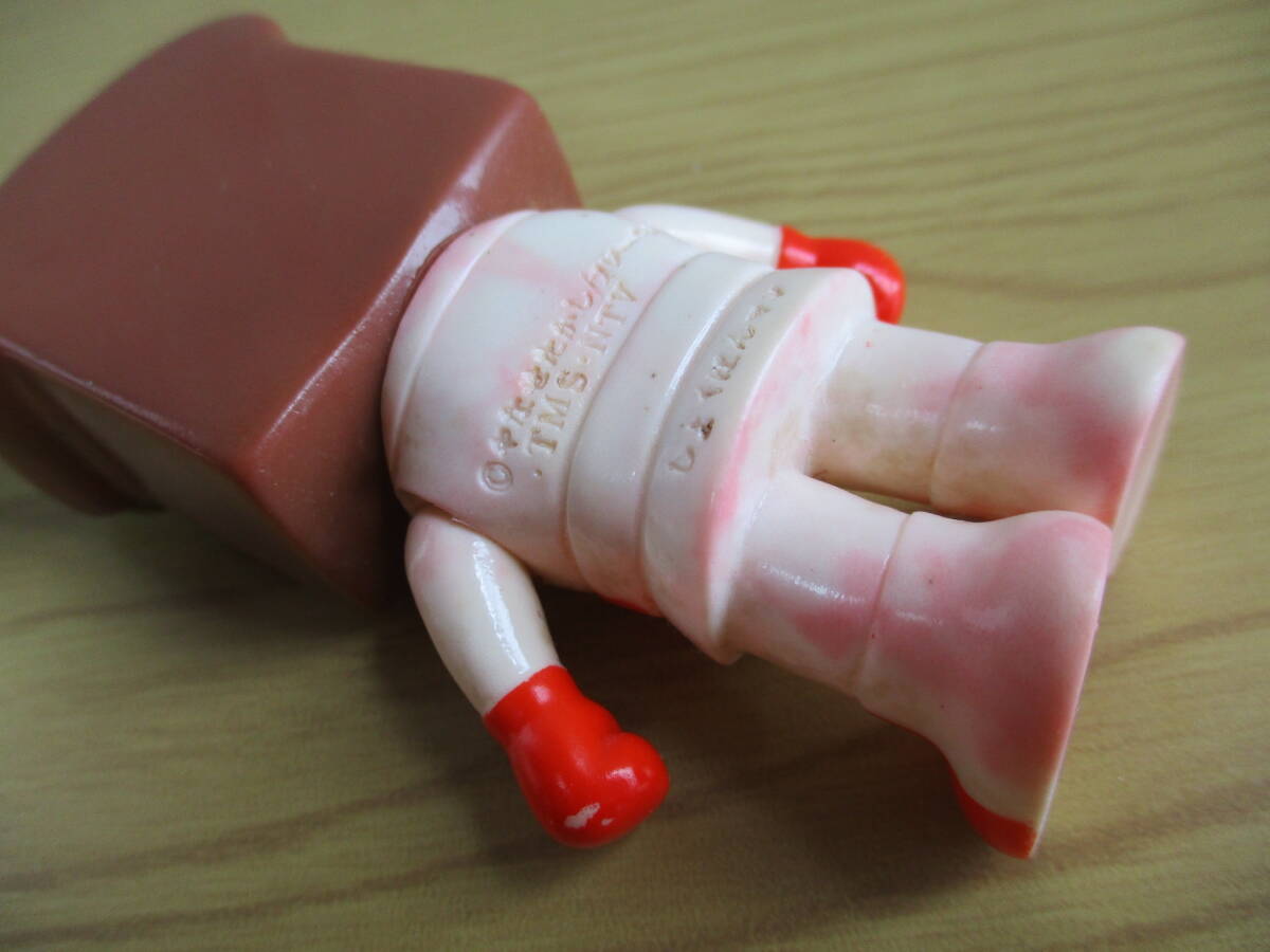 中古】未開封 当時物 初期 しょくぱんマン ソフビ 人形 1988年