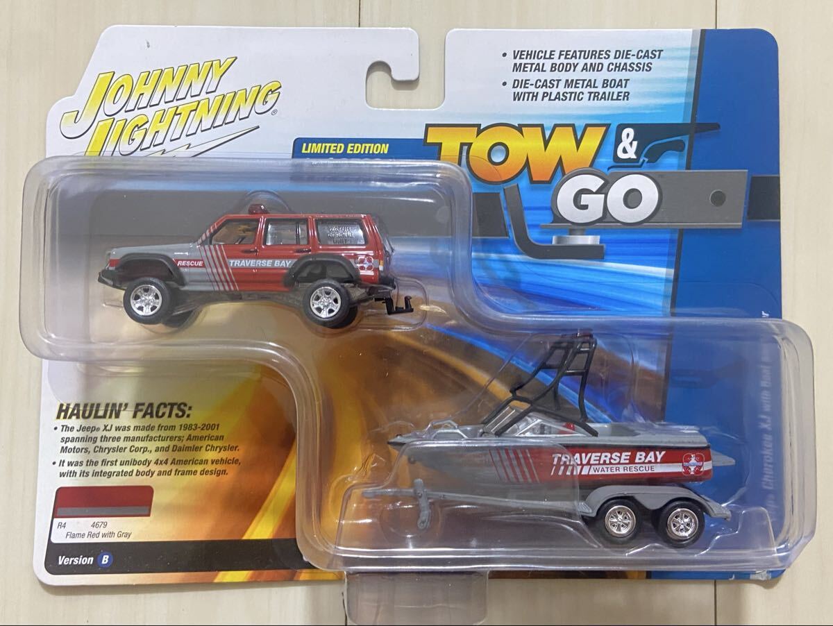 新品】johnny lightning 1/64 Jeep cherokee (BLACK) / ジョニー