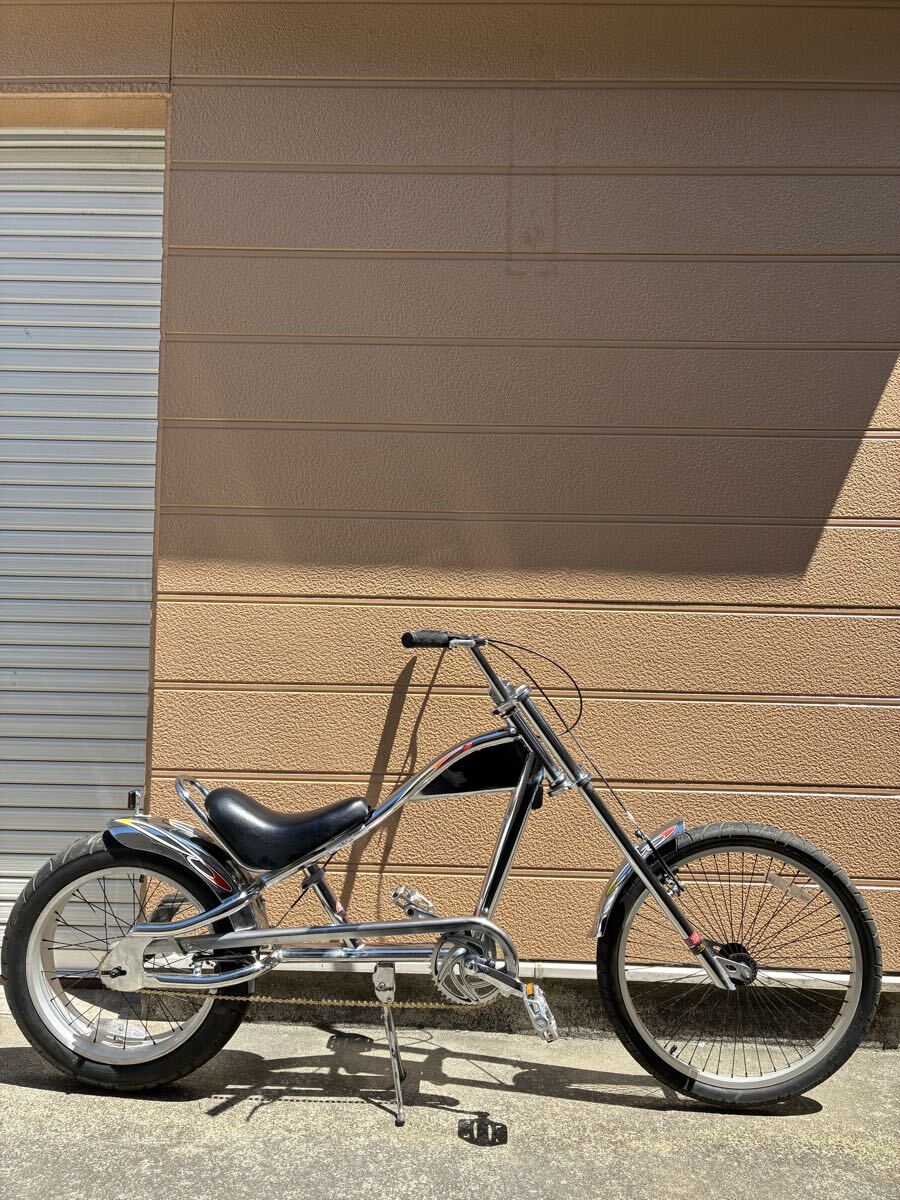 チョッパー 自転車 ビーチクルーザー ◇手渡し限定◇ ロボハンの落札