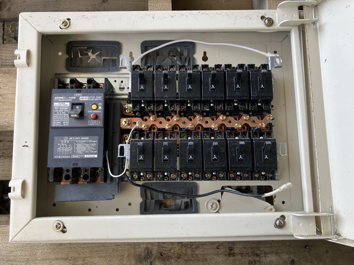 M790☆松下電工 漏電ブレーカAB型 BJ3-100-32-5K/3P2E 100Aの落札情報 