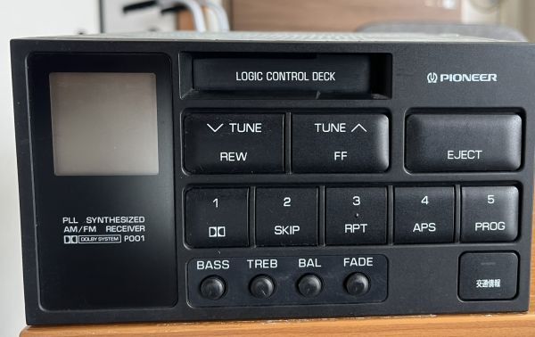 中古】当時物！トヨタ クレスタ gx61 純正オーディオ カセットデッキ
