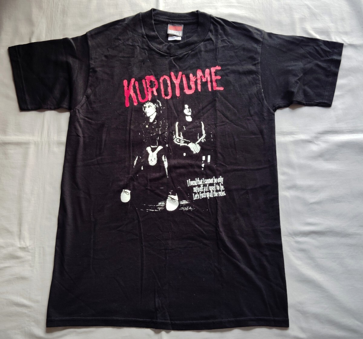 送料185円・p643□ 黒夢（清春） Tシャツ Mサイズ CORKSCREWの落札情報