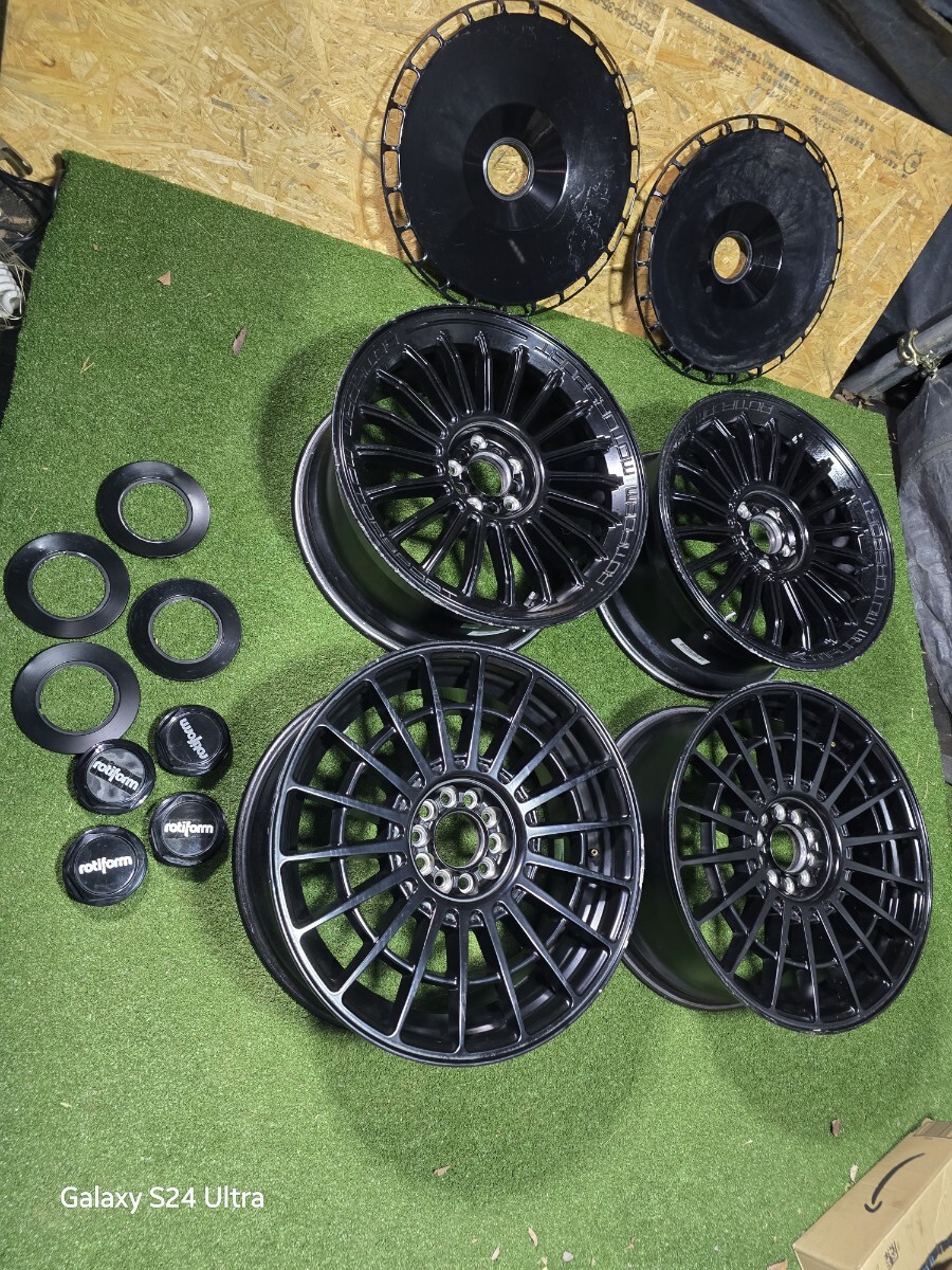 送料無料】【美品】rotiform NUE ロティフォーム 18in 4本SET PCD100