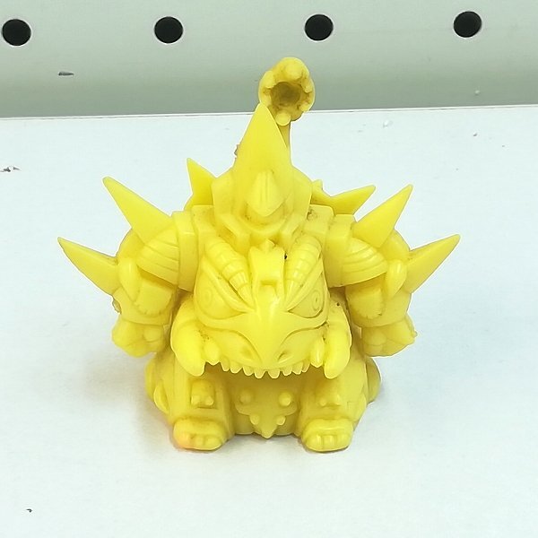 初版◇赤い靴CLUB ソフビ◇モンスター ジオダンテ◇黄色◇SDガンダム