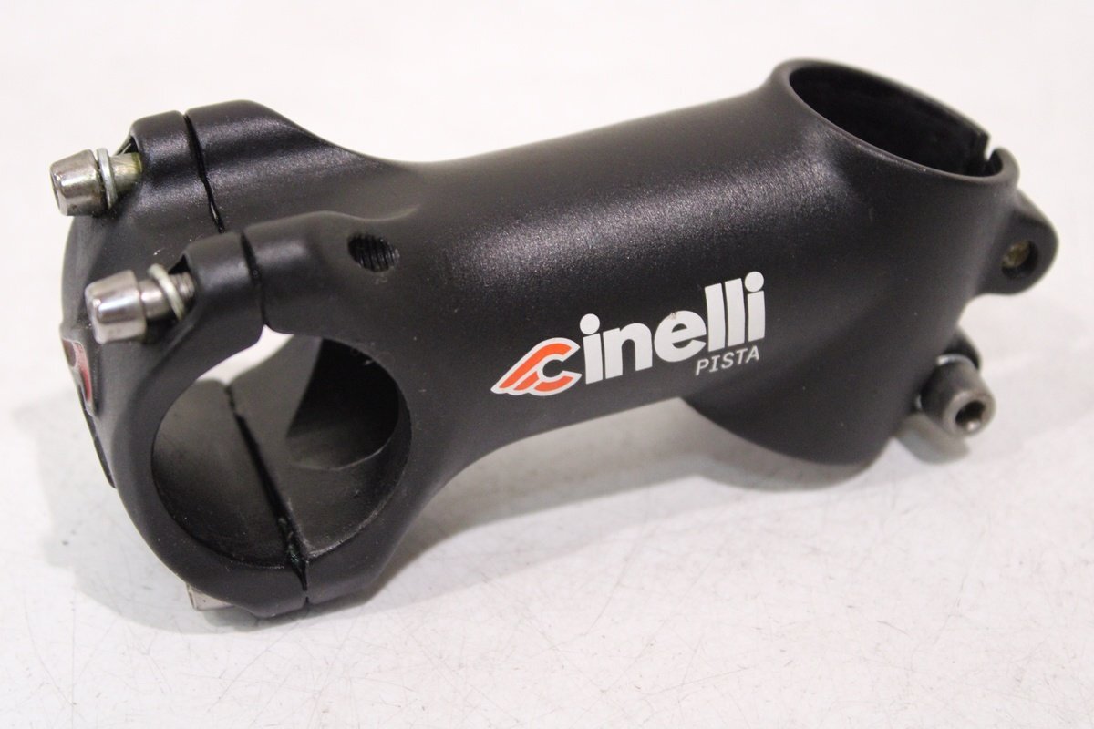 鉄 チネリ ハンドルバー mod.14 鉄仮面刻印 ピスト　PISTA カンパ 中古】Cinelli バッジ付ステム No.14 ハンドル セット PISTA ピスト