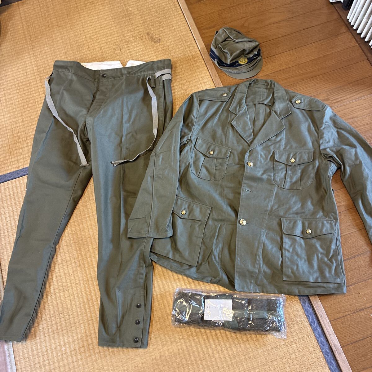 旧日本軍 海軍 ゲートル 脚絆 横須賀軍需部 当時物 実物 デット