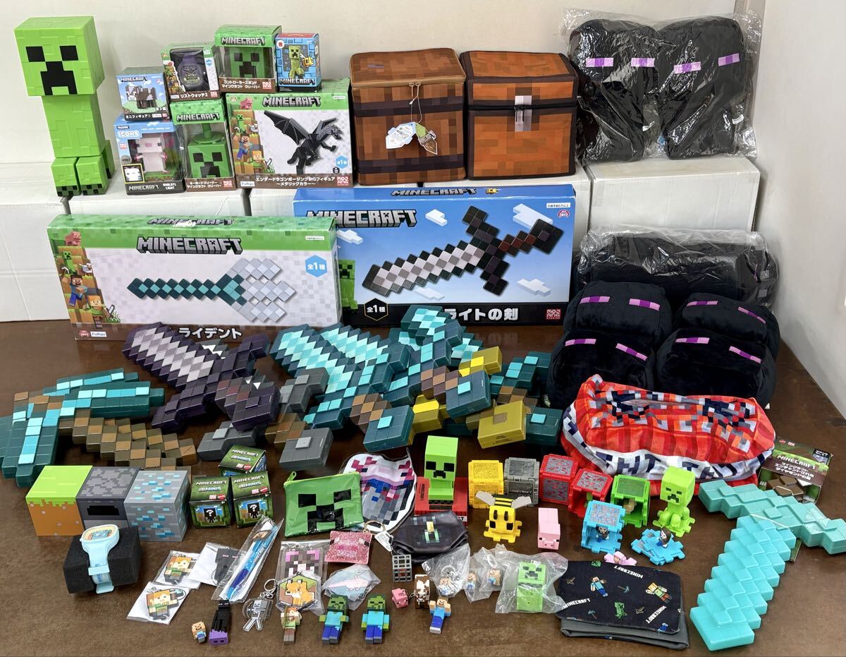 Minecraft マインクラフト グッズ大量まとめ売り 本付き Minecraft マインクラフト グッズ大量まとめ売り 本付き