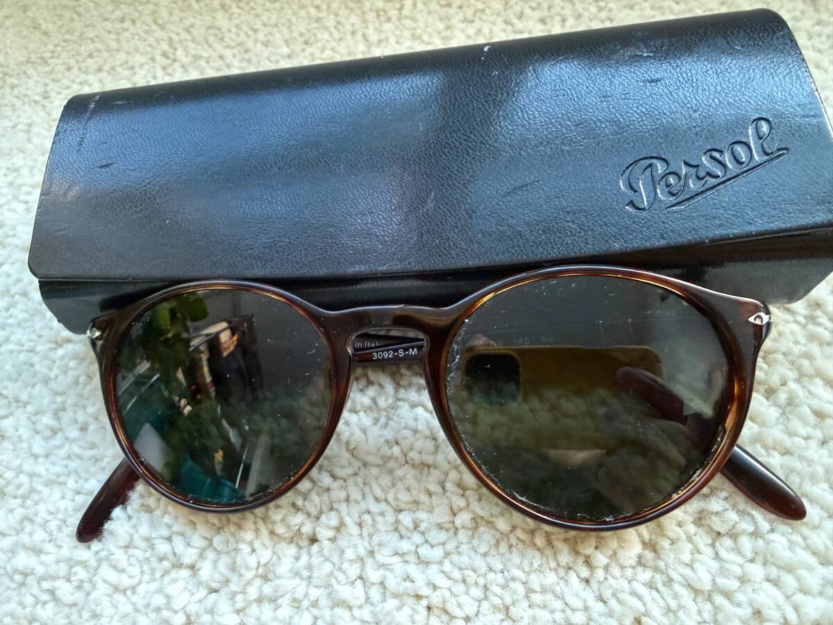 中古】超希少 《 独特のフォルム 》 美品 【 Persol ペルソール RATTI 