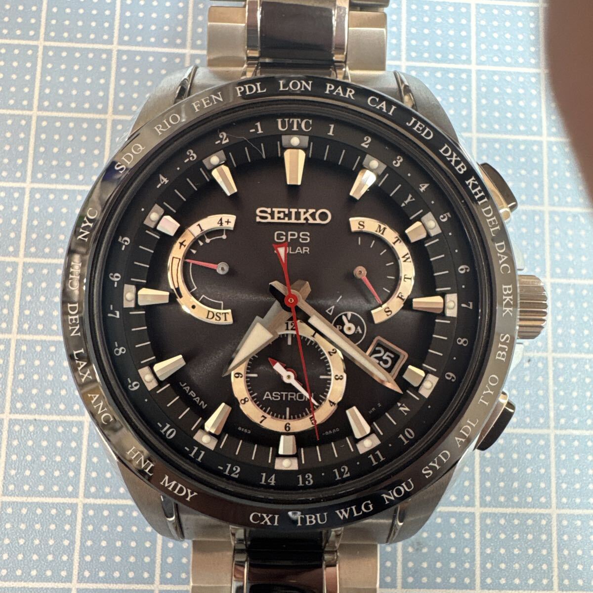 セイコー 8X82-0AG0-1 SBXB027 SEIKO アストロン 中古 腕時計 美品