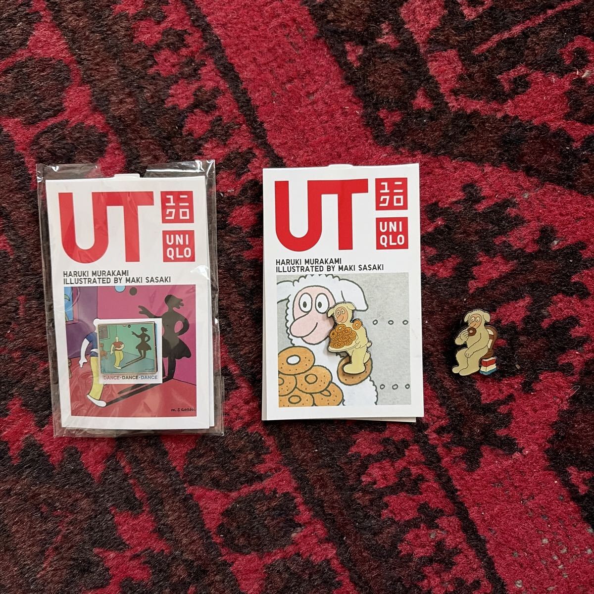 新品】ユニクロ 村上春樹 Haruki Murakami / 村上RADIO ピンズ 羊男② 