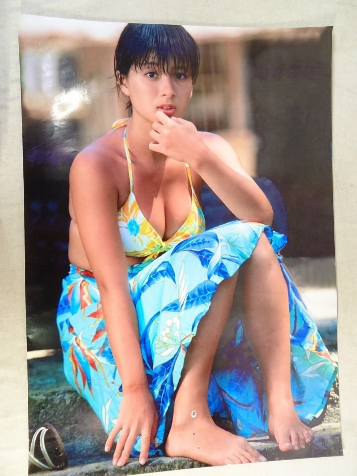 中古】河合奈保子 再会の夏 青水着ポスターの落札情報詳細 - Yahoo