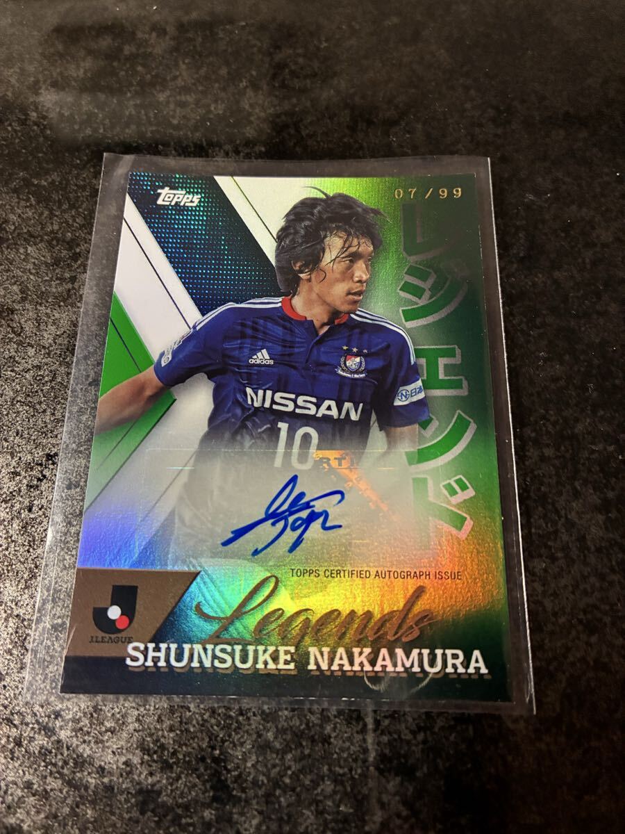 中古】中村俊輔選手 直筆サイン色紙 横浜Fマリノス ジュビロ磐田の落札