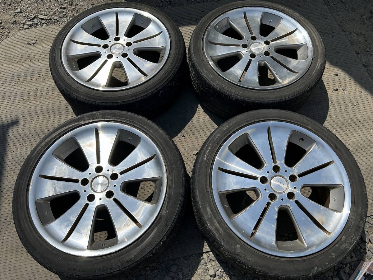 中古】LUFTBAHN DR5 19インチアルミホイール＆タイヤ275/30R19の落札