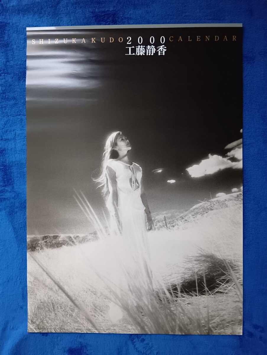 送料無料即決！矢田亜希子1999年 カレンダー B2サイズ 7枚綴り。未使用美