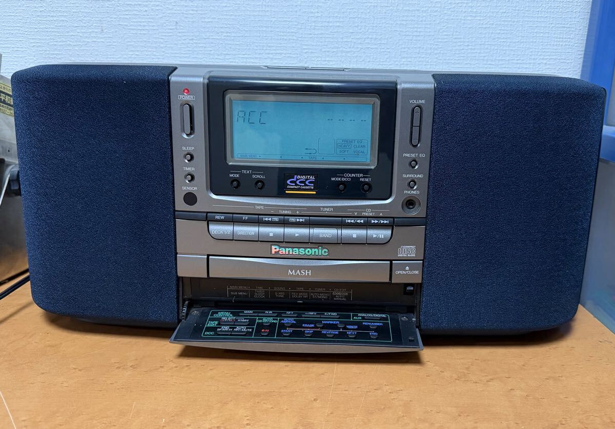 1000円スタート CDラジカセ PANASONIC パナソニック RX-DT9 ポータブル