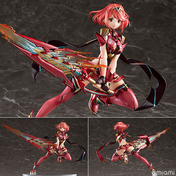 未使用】未開封 ゼノブレイド2 1/7フィギュア 3体セット ホムラ ヒカリ