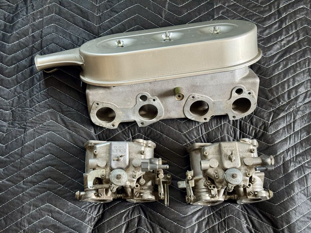 ソレックスキャブ 中古】激レア当時物いすゞ G180SOHCエンジン用ソレックス40φキャブFET
