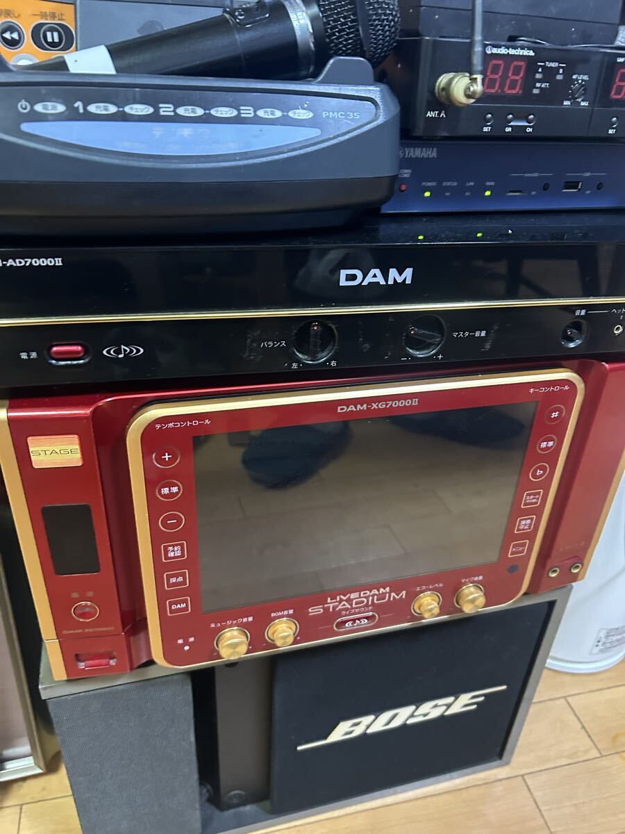 やや傷や汚れあり】 第一興商 DAM-XG7000II カラオケ LIVE DAM STADIUM