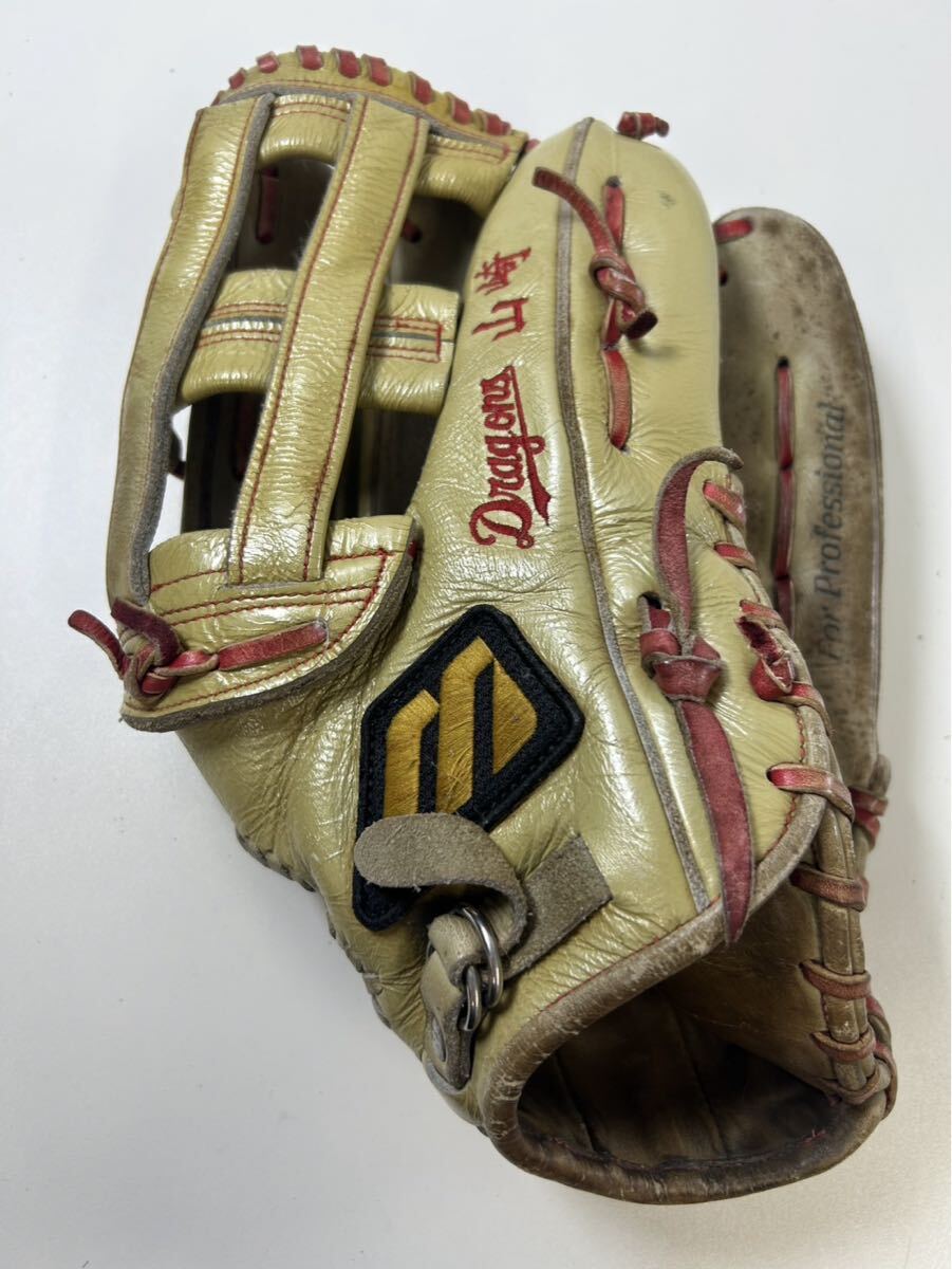 グローブ 中日ドラゴンズ 吉見投手 サイン入り 中古】◇直筆サイン入り◇中日ドラゴンズ 吉見一起 実使用 グローブ