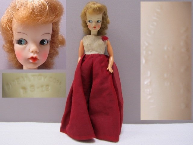 中古】1960年代 サンディちゃん 古い着せ替え人形 背中にJAPAN