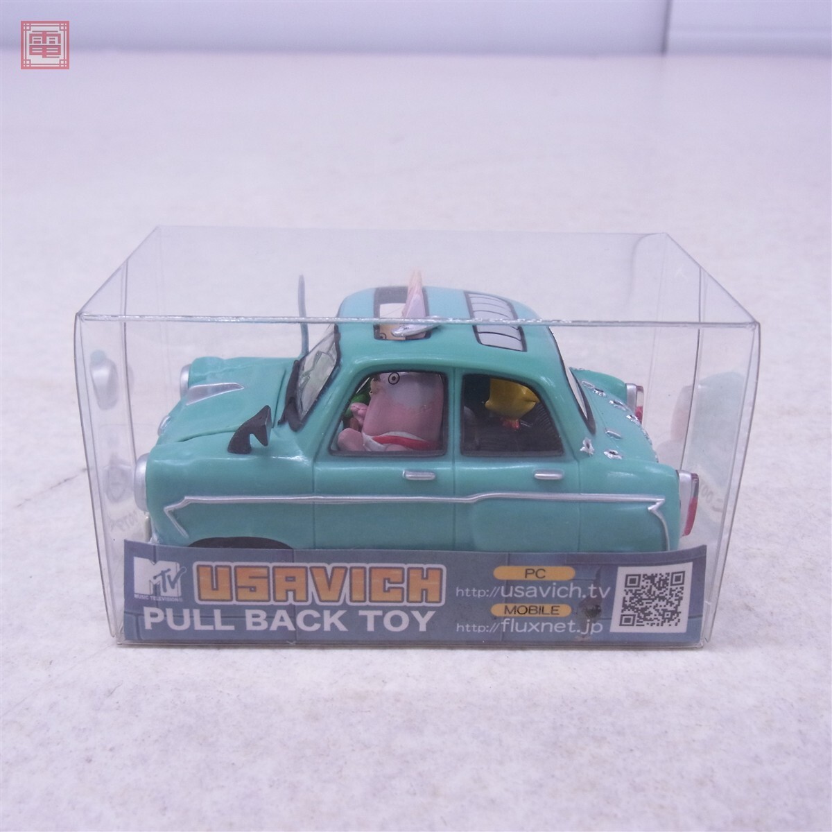 新品】ウサビッチのプルバックトイ ミリツィア パトカーの8.5cm