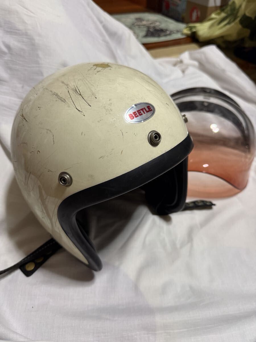 ノマドクロージング　オーシャンビートル　bell bucoビンテージヘルメット BUCO ジェットヘルメット 所ジョージ 非売品ステッカーつき。 検索用