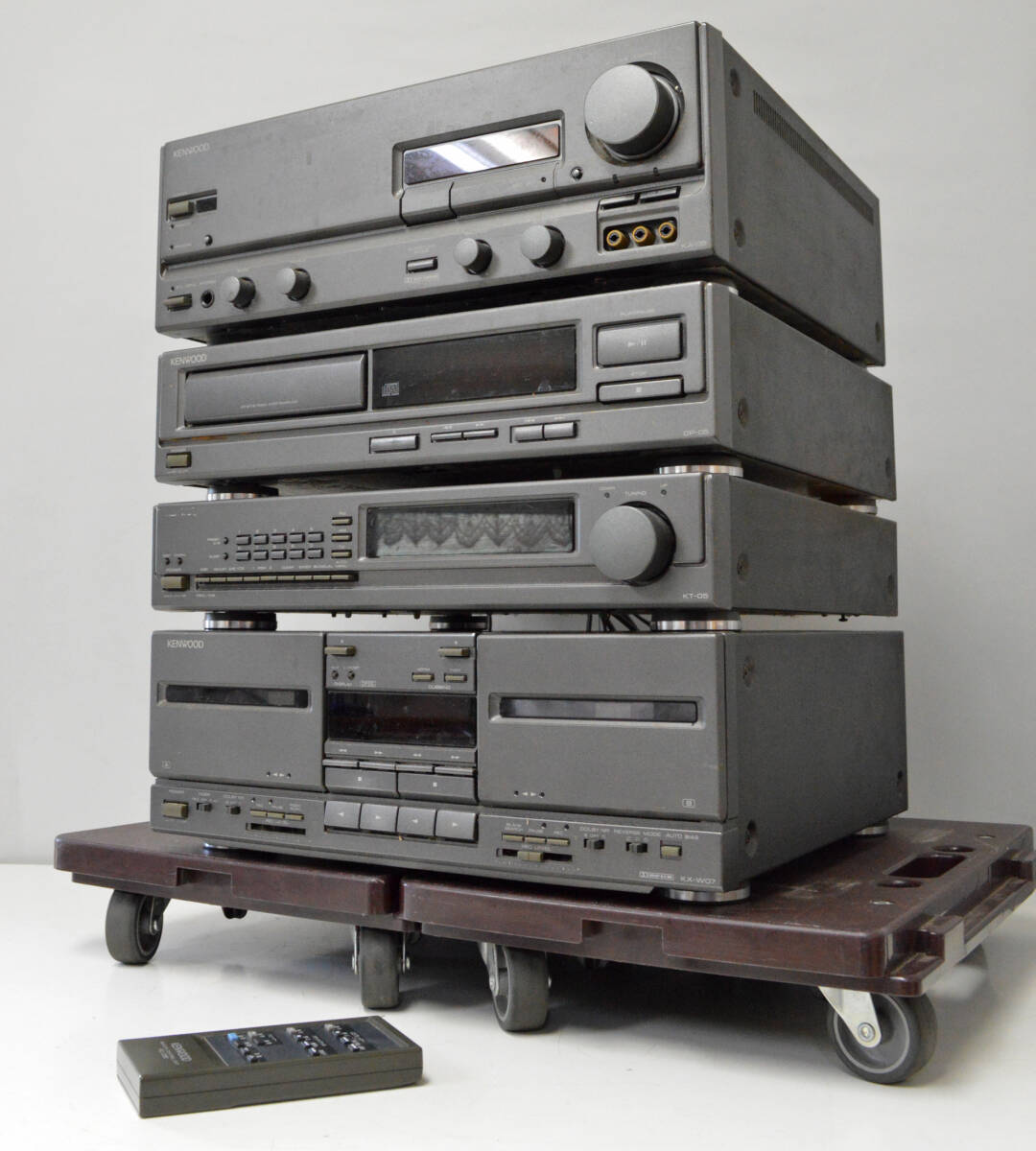 KENWOOD MD/CD マルチアンプ コンポAX-D7-N ゴールド(C-AXD7 M-AXD7 LS