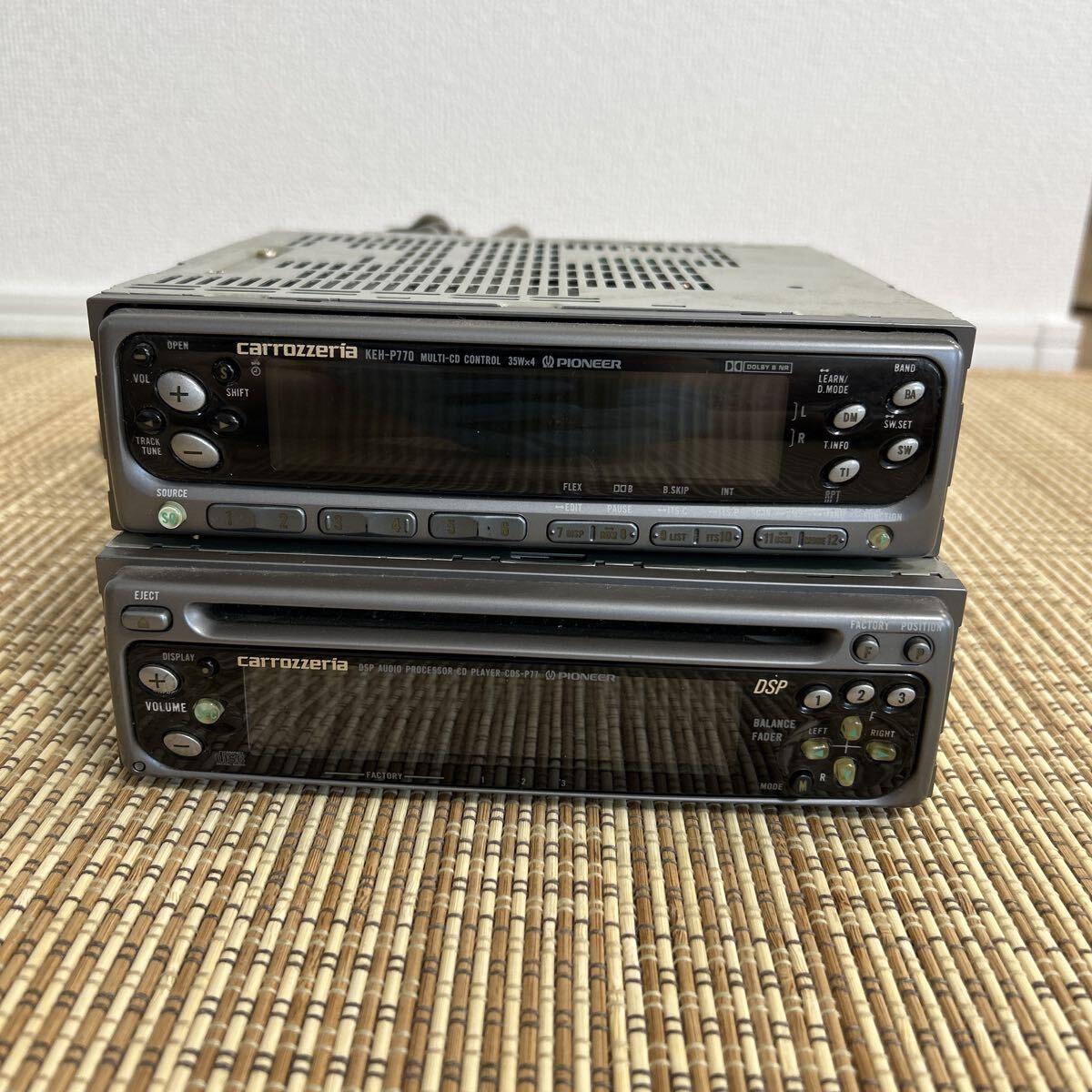 カロッツェリア CD・カセットプレイヤー KEH-M535 CDX-505EQ 現状品の
