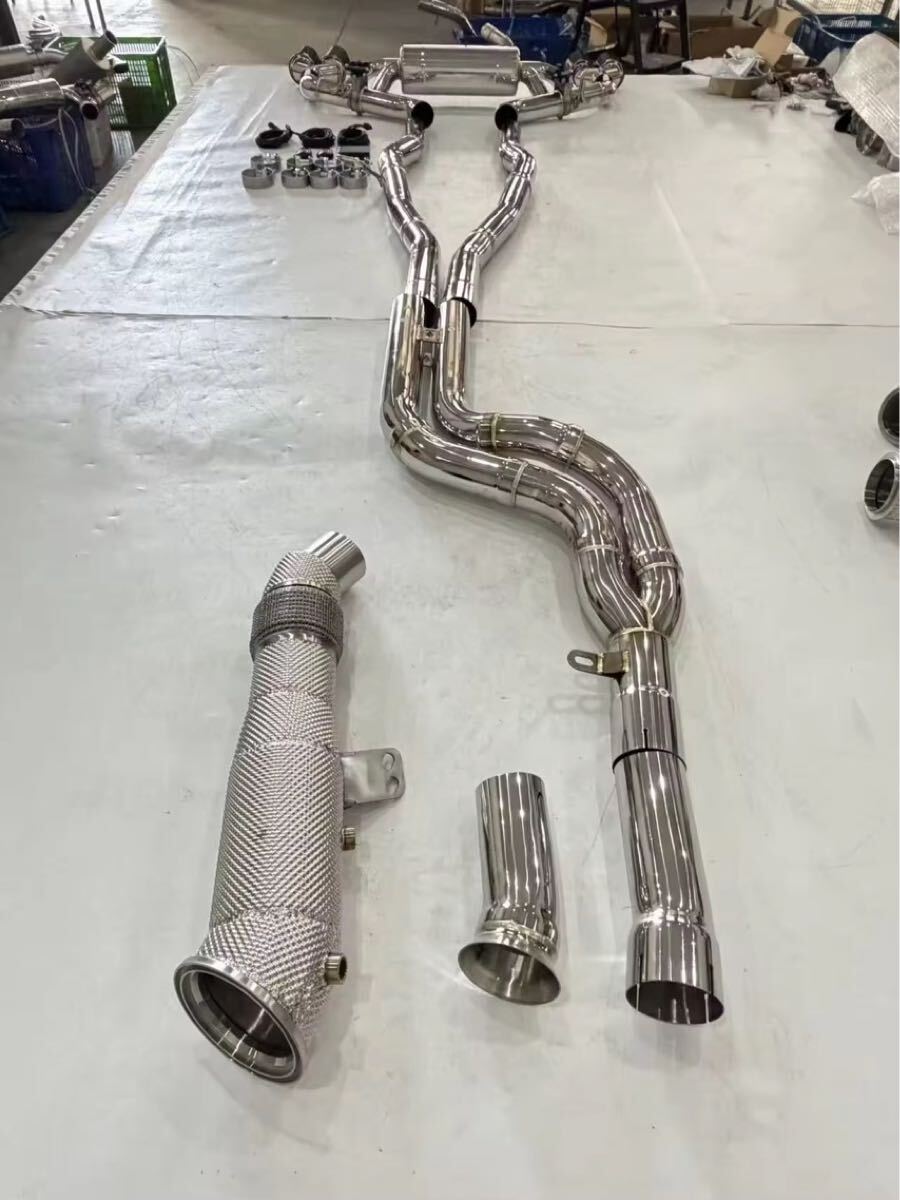 社外 ワンオフ UZS157 15 マジェスタ 4.0L 左右4本出し 斜め跳ね上げ