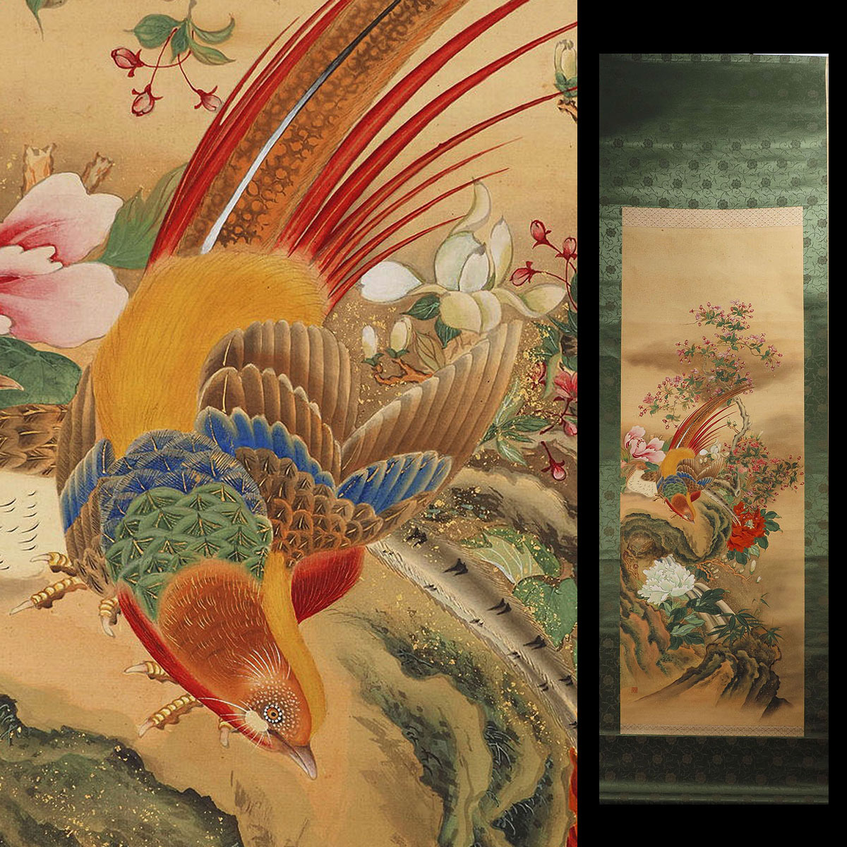 大珍品 伊藤若冲 【葡萄図】 肉筆水墨画 展覧会出品作 鑑定書付 資産家