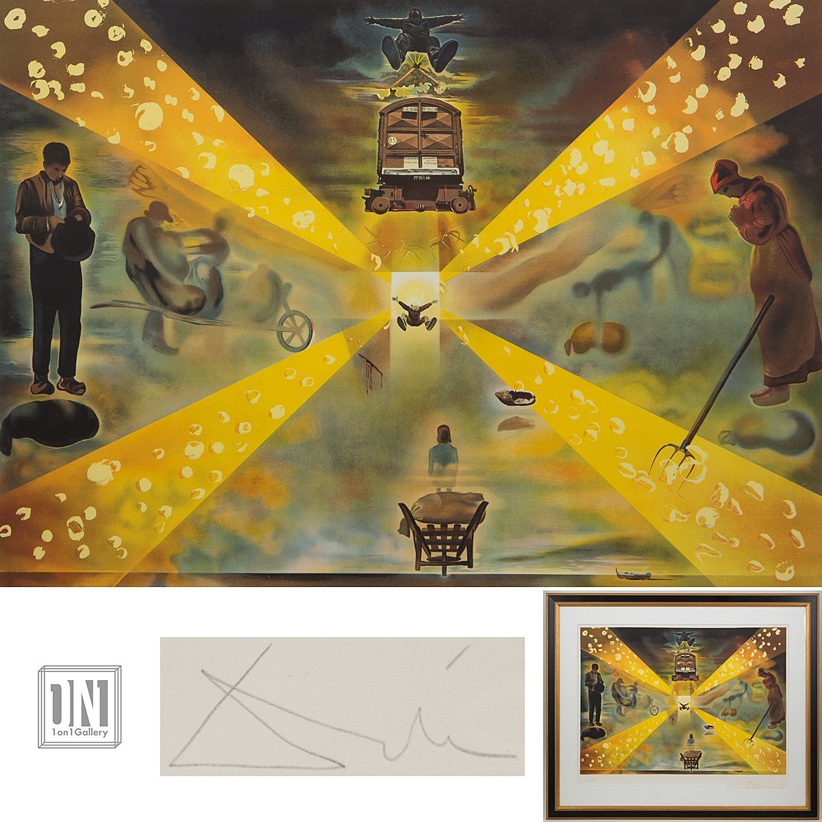 真作保証□リトグラフ□サルバドール・ダリ SalvadorDali□ 大作・逸品