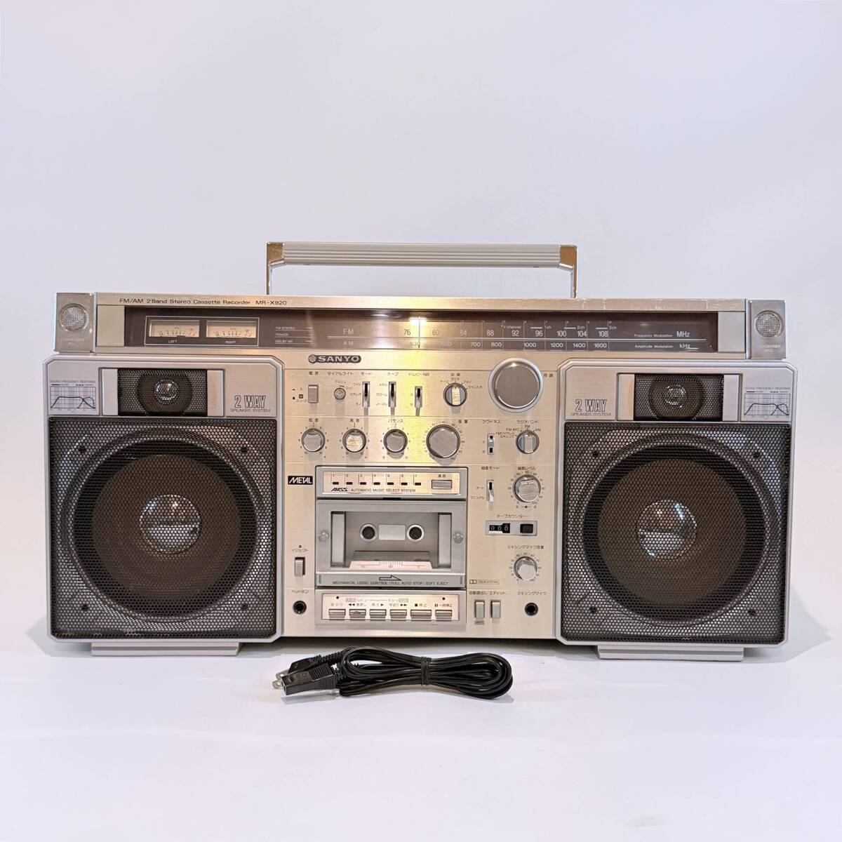 中古】☆動作良好☆ SONY ソニー CFS-W600 レトロ 80年代 ラジカセ