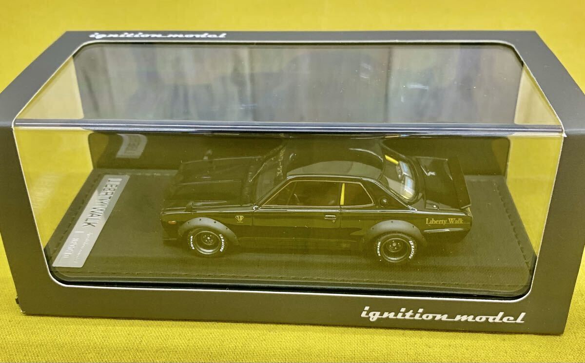 中古】アオシマ 1/24 ハコスカ4ドア GC10 セミワークス 完成品