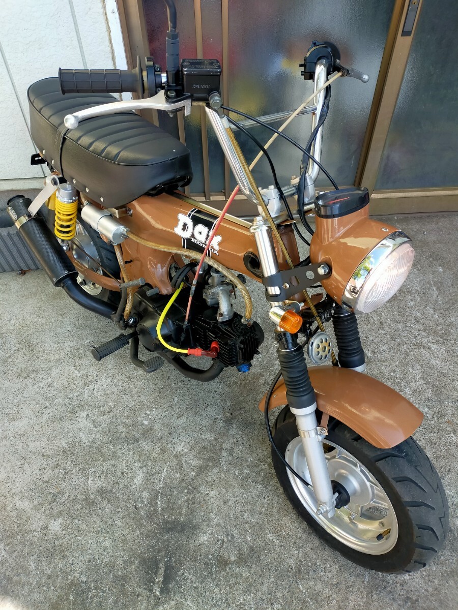 ホンダ エイプ50 フロントディスクブレーキ化済み 82ccボアアップ USB