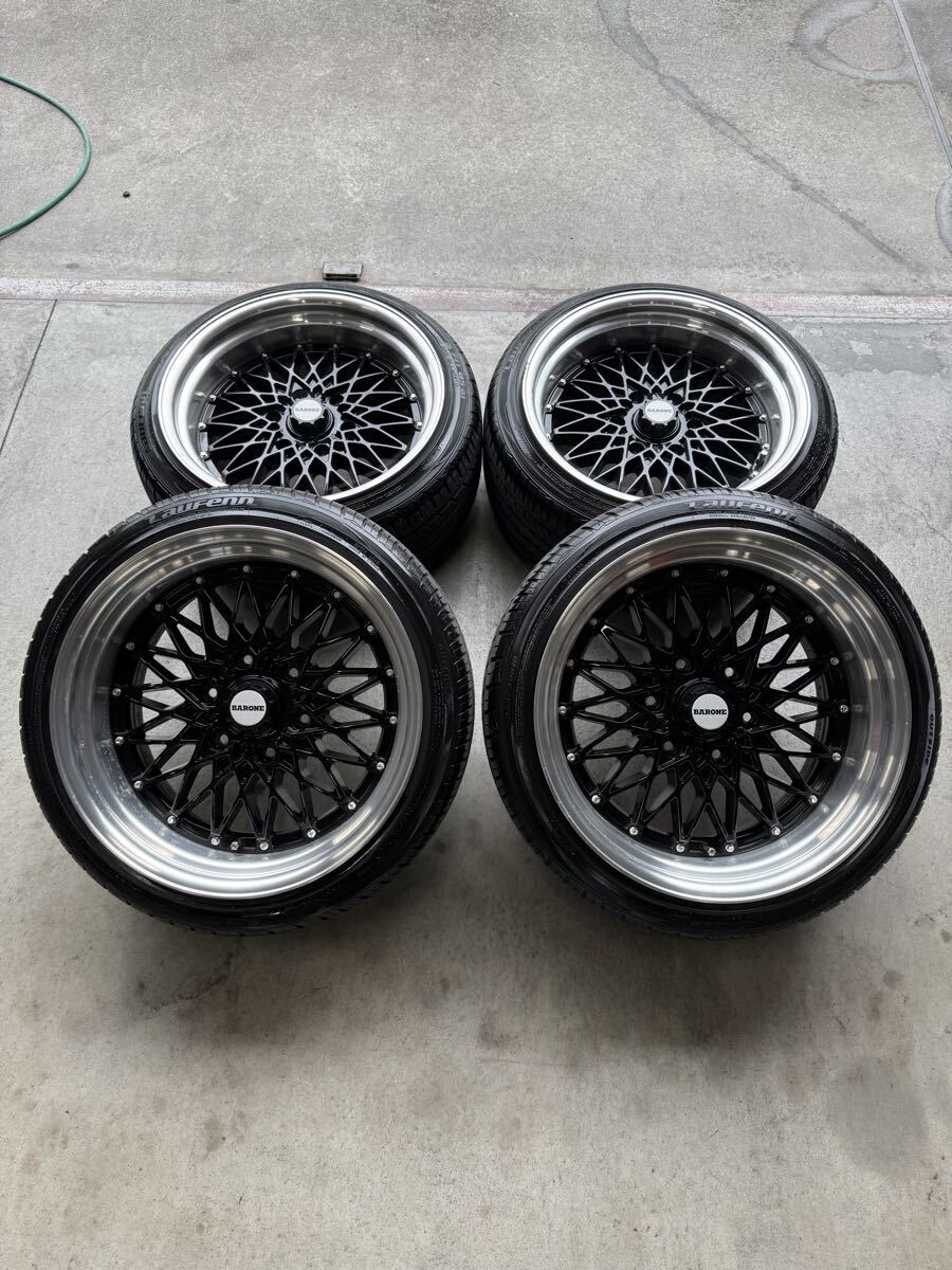 新品】【新品 4本セット】18インチ 9.5J+38 PCD 114.3 5穴 【即日発送