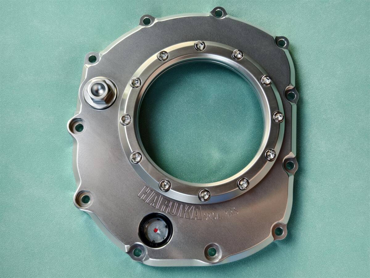 希少品 GSX1400用 GSG MOTOスケルトンクラッチカバー中古品 GSG