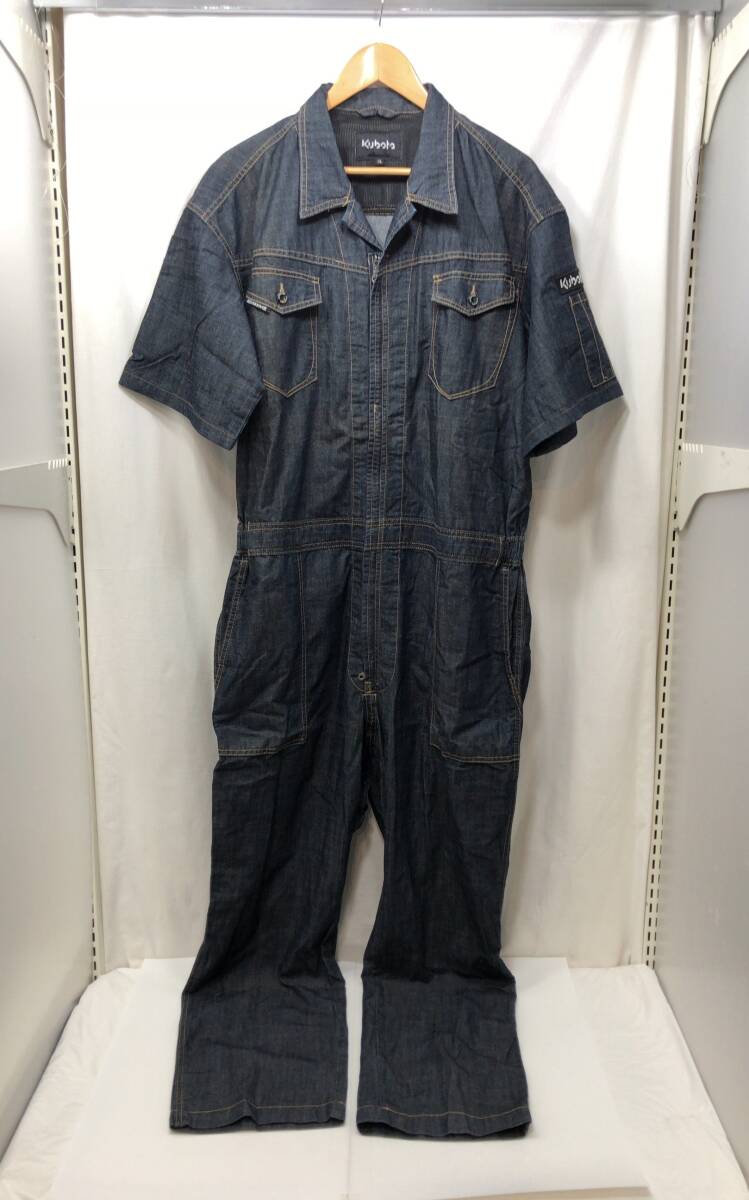 新品】新品 kubota クボタ つなぎ ツナギ 作業服 3L 半袖の落札情報