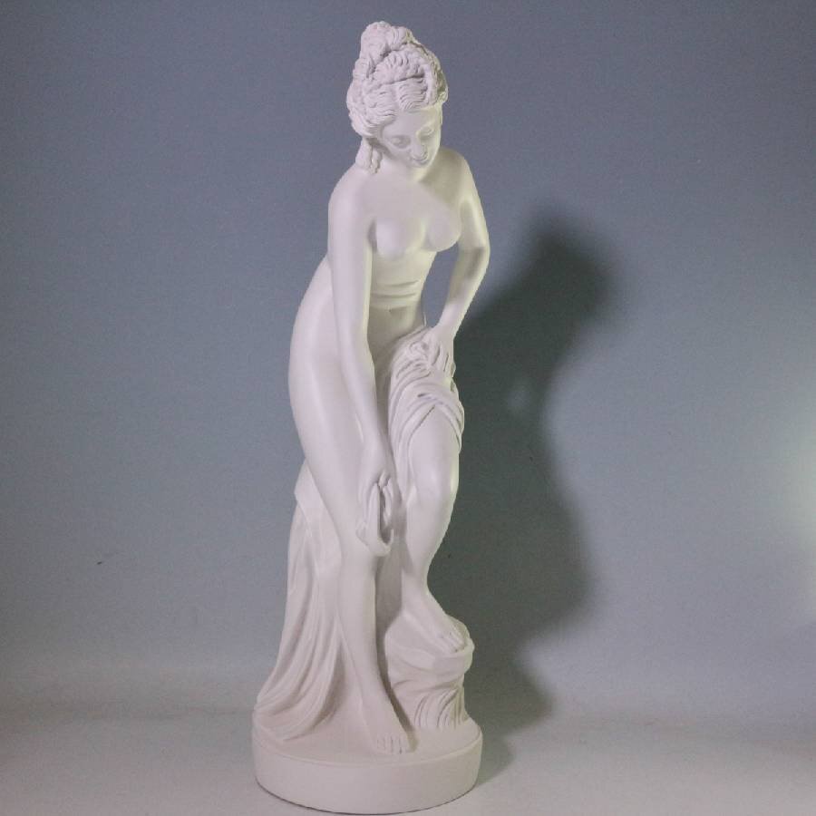 中古】トップアート 石膏調 ギリシャ彫刻 ヴィーナス像 高さ63 底直径