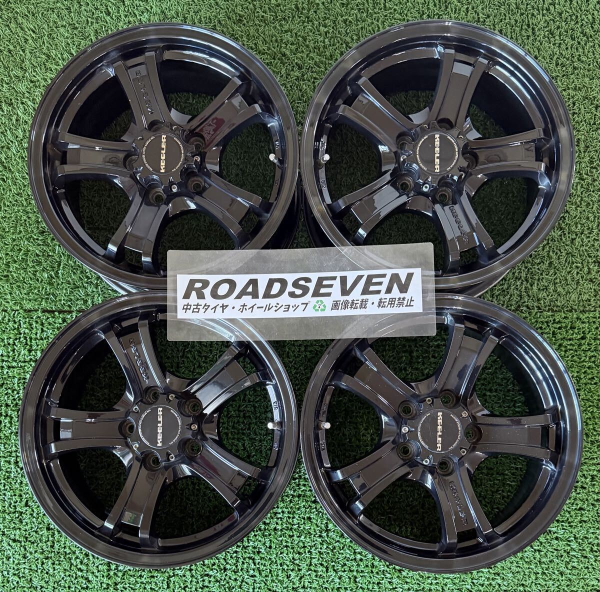 中古】【WEDS】KEELER FORCE/キーラーフォース☆8J×16+2 PCD139.7-6穴