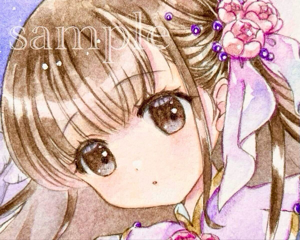 新品】同人手描きイラスト オリジナル「鈴蘭の乙女」B5サイズ ｜透明
