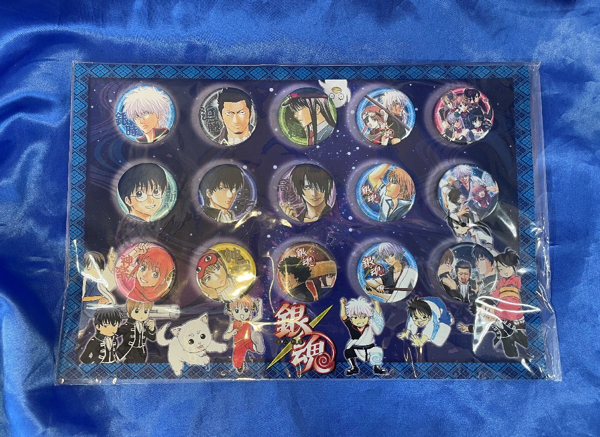 新品】ジャンプフェスタ JF2014 グッズ 銀魂 缶バッジセット 原作絵