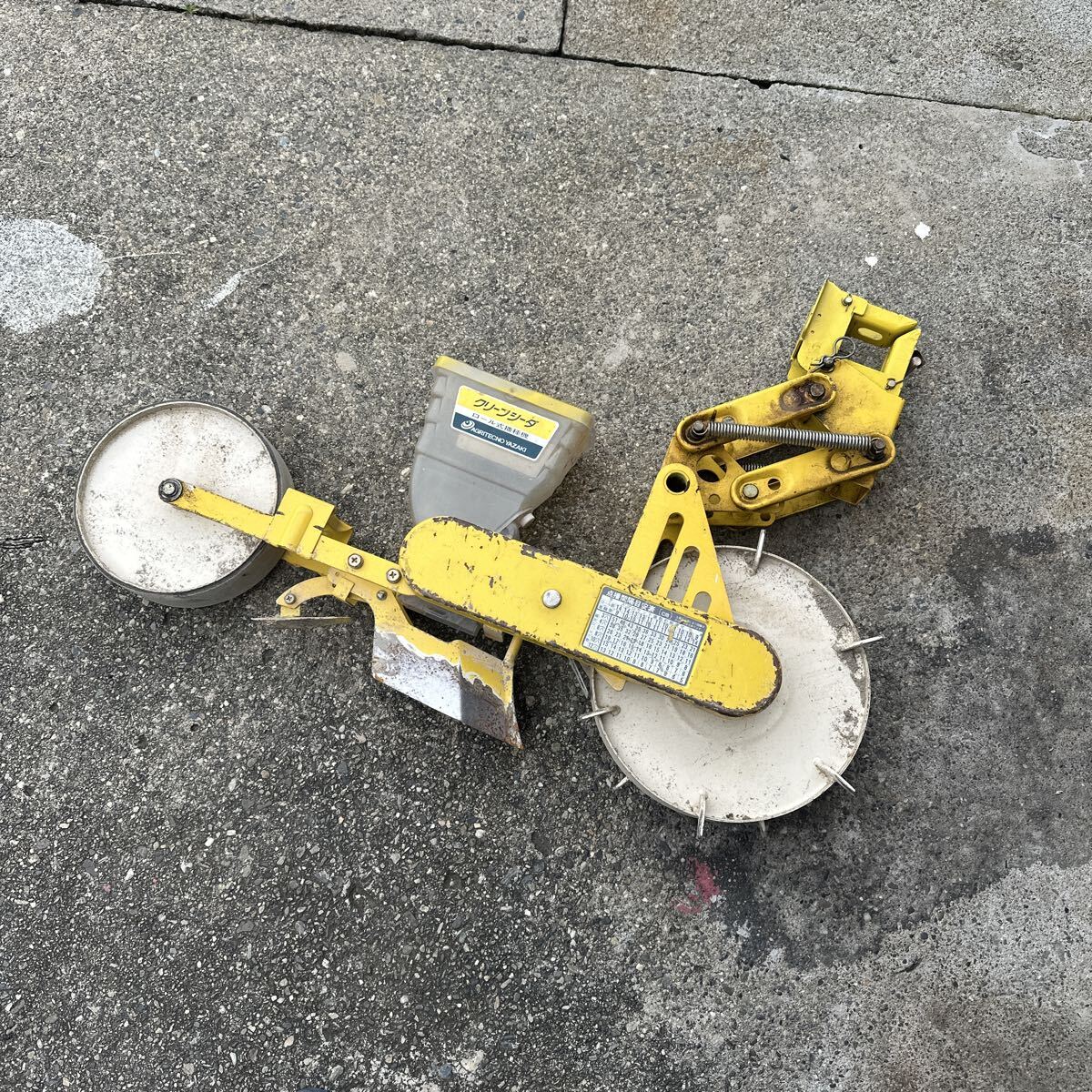 ☆人力播種機 ロール式クリーンシーダ TP-1000 取扱説明書付き 手押し