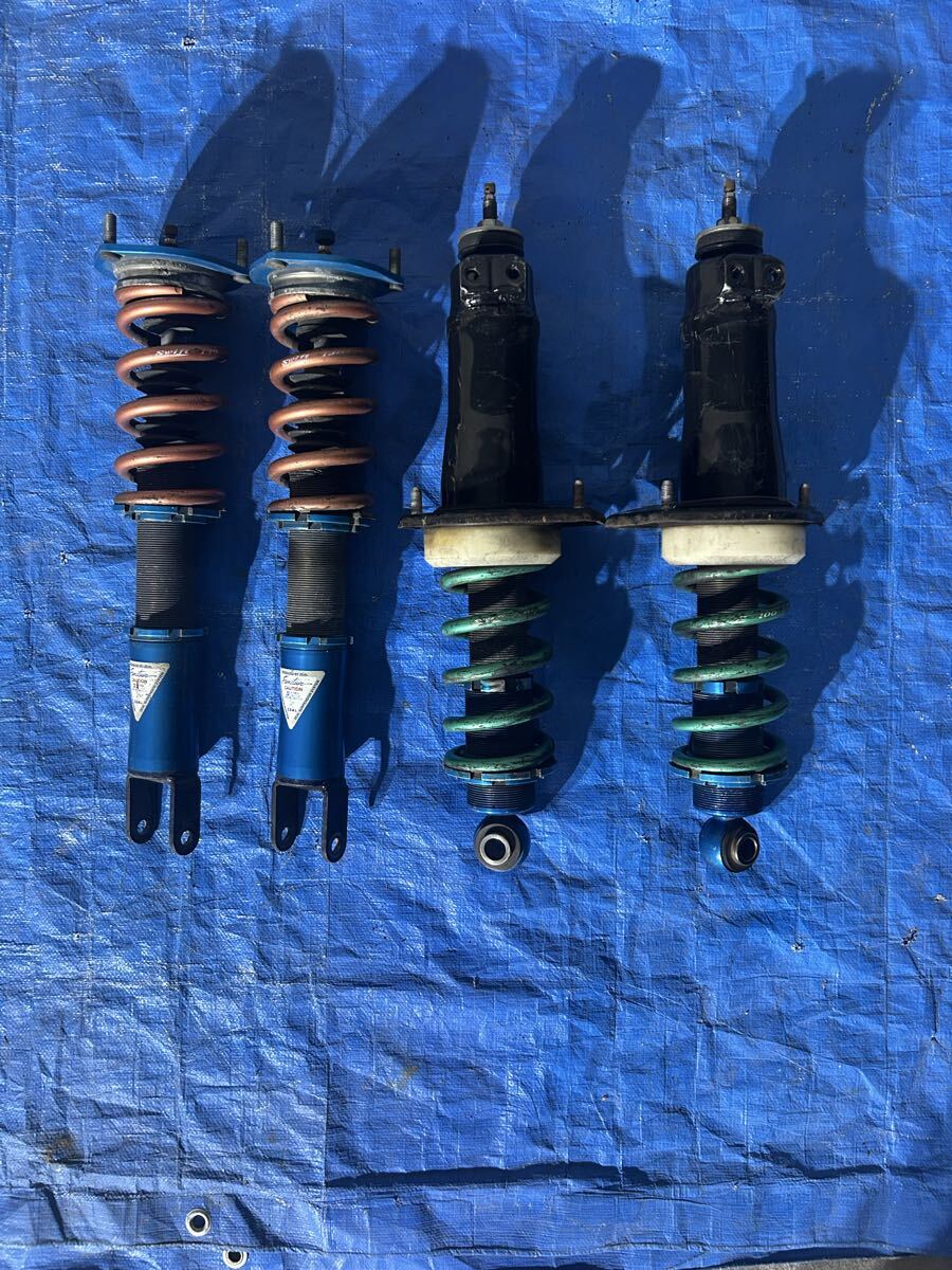 中古】DC5 ZEAL 車高調 FUNCTION Xプラス (ハード) +Swiftスプリング