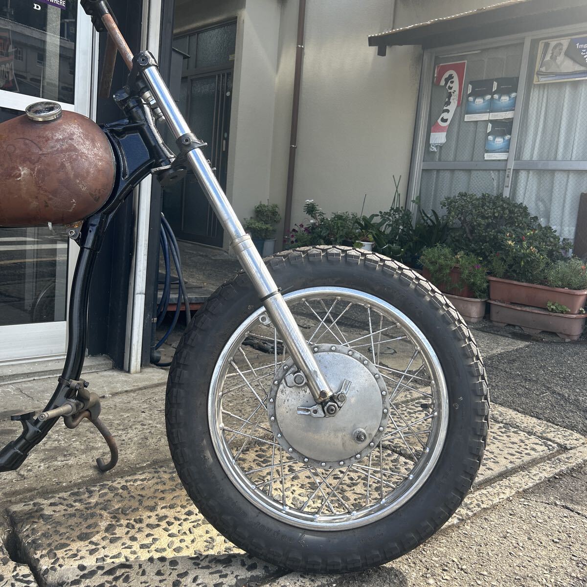 中古】Fubar フーバー パン マフラー パンヘッド panhead ナックル